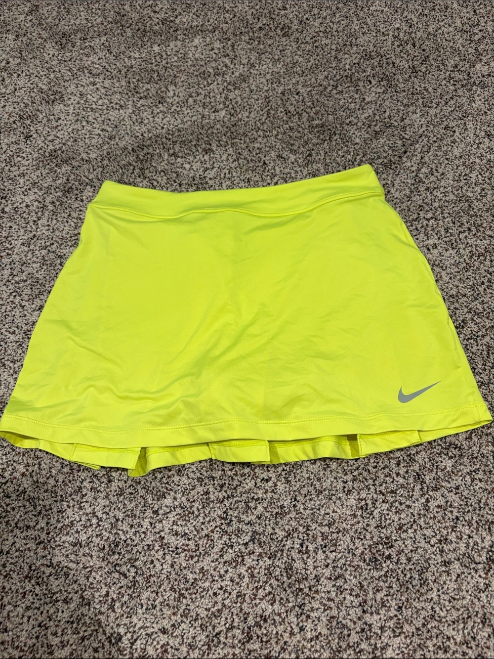 Nike Bright Yellow Tennis Skirt with Shorts